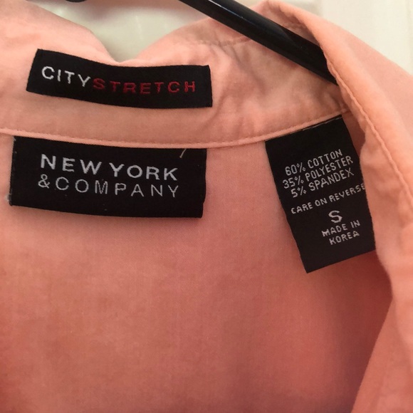 Peach button down - Picture 3 of 5